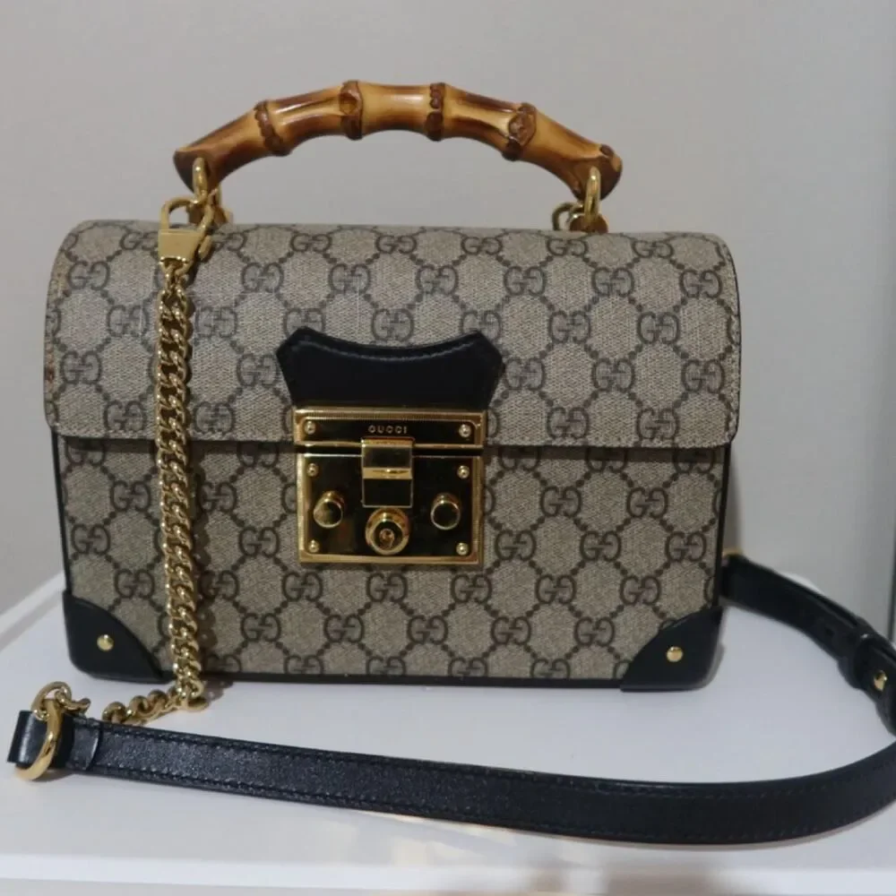 Gucci Women's Brown and Tan Bag